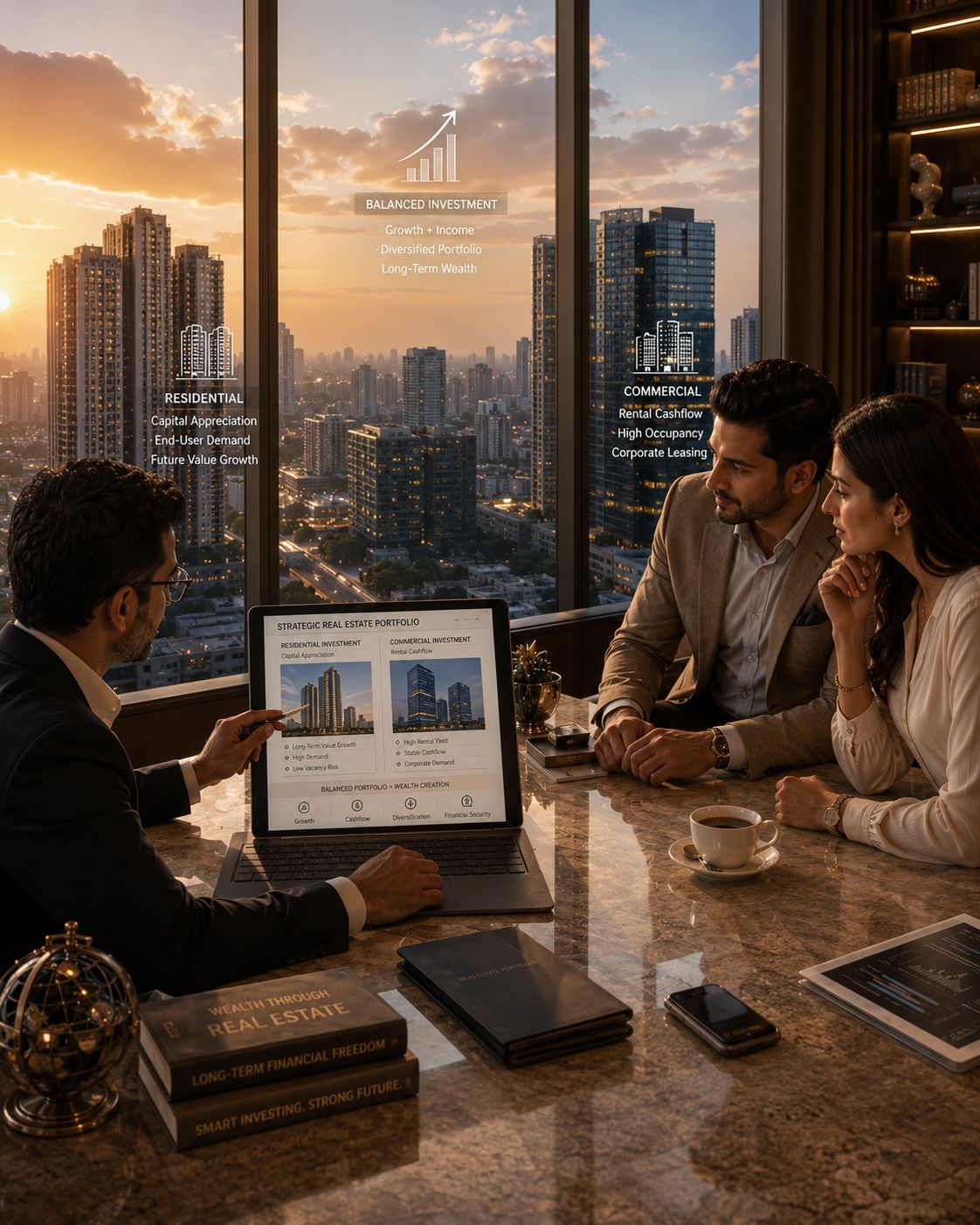 Commercial vs Residential Real Estate: Balancing Your High-Yield Portfolio in Malad